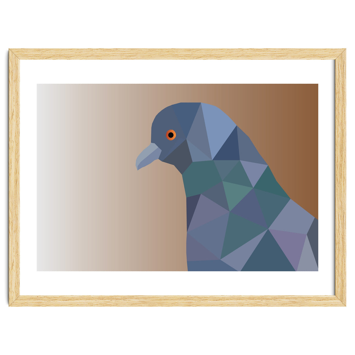 Pigeon Low Poly Art