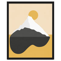 Abstract Mountain - Golden Desert