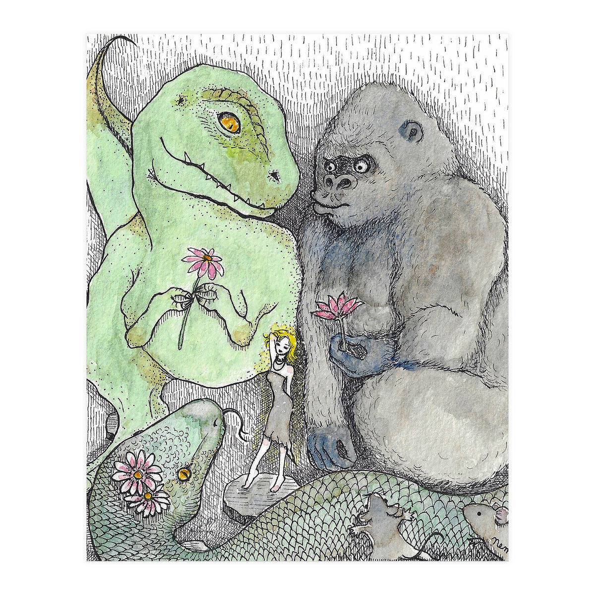 Kong Kong And Friends (Print Only)