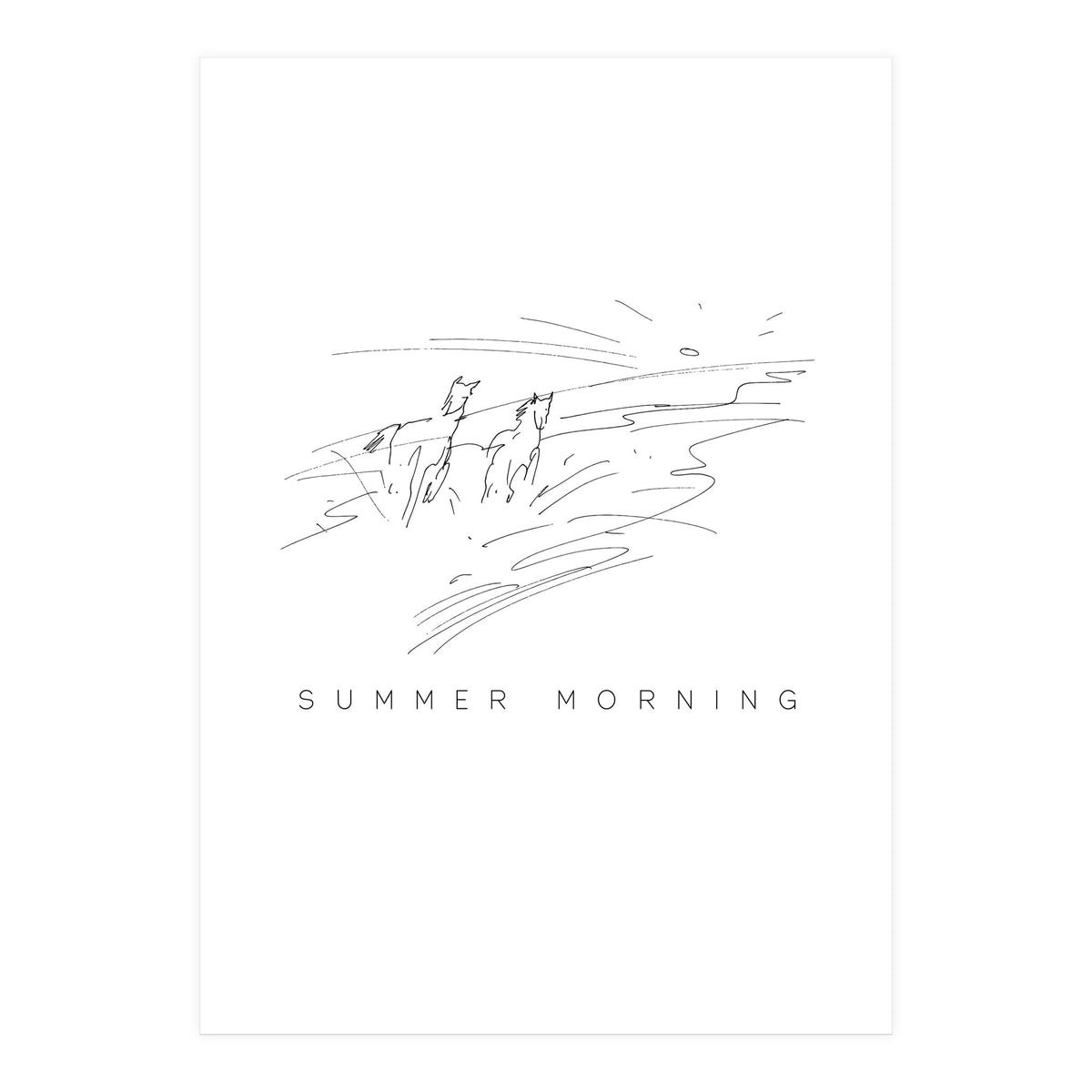 Summer Morning - II (Print Only)