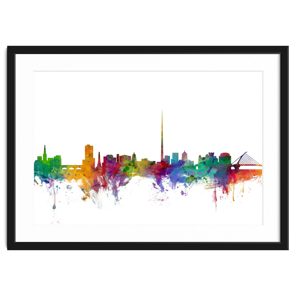 Dublin Ireland Skyline