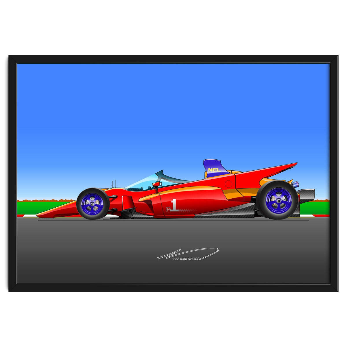 Pole Position Racecar Homage