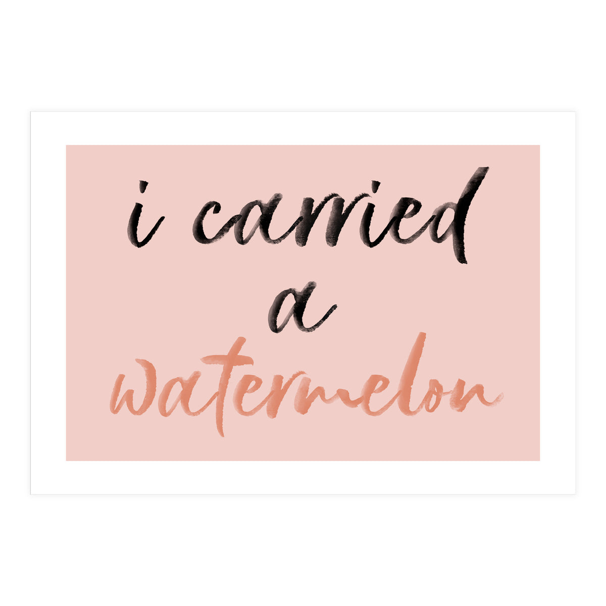 Carried  (Print Only)