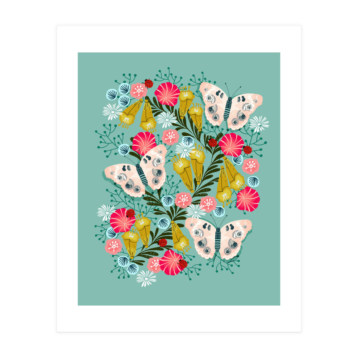 Buckeye Butterfly (Print Only)