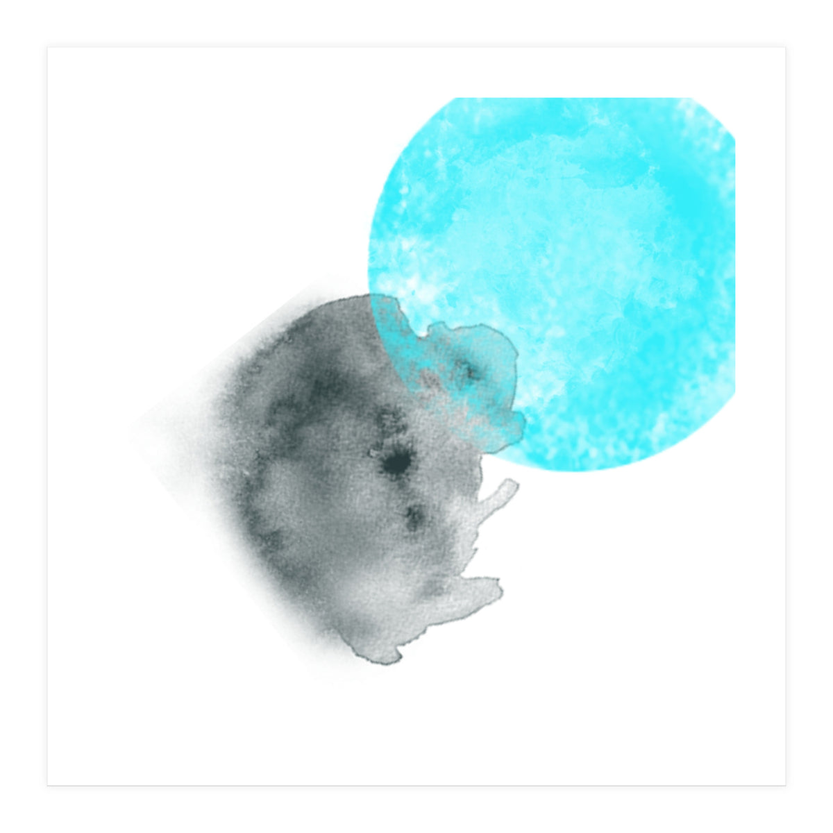 Blue And Gray (Print Only)