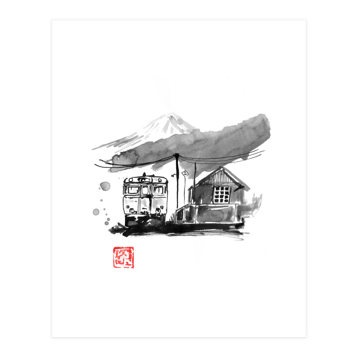 Gare Japonaise (Print Only)