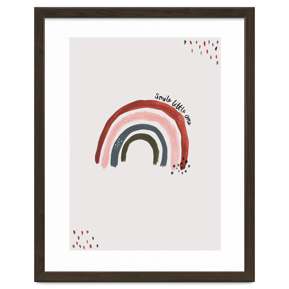 Smile Little One Rainbow Portrait