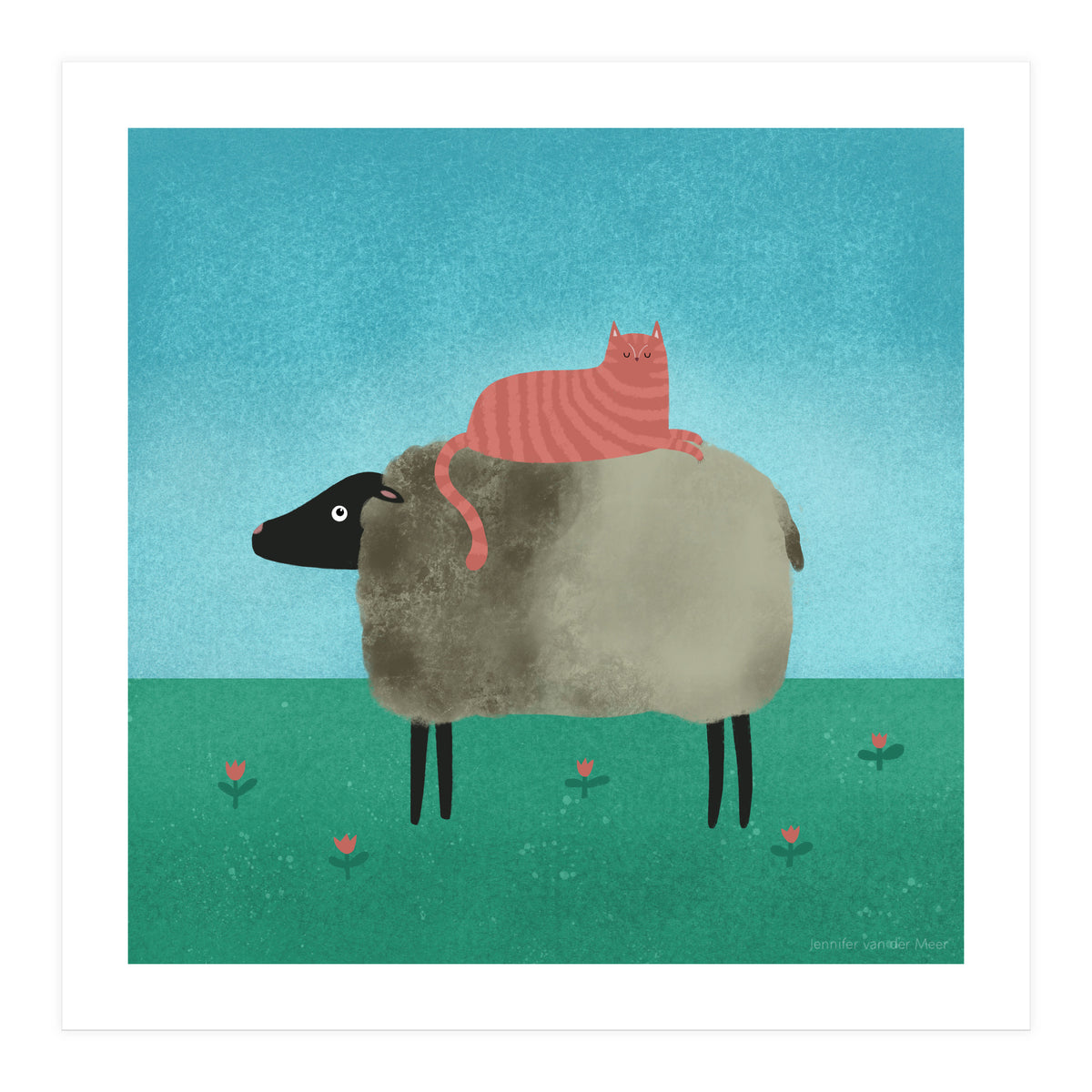 Cat 89: The friends (Print Only)