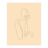 Female Line Art Drawing (Print Only) thumbnail