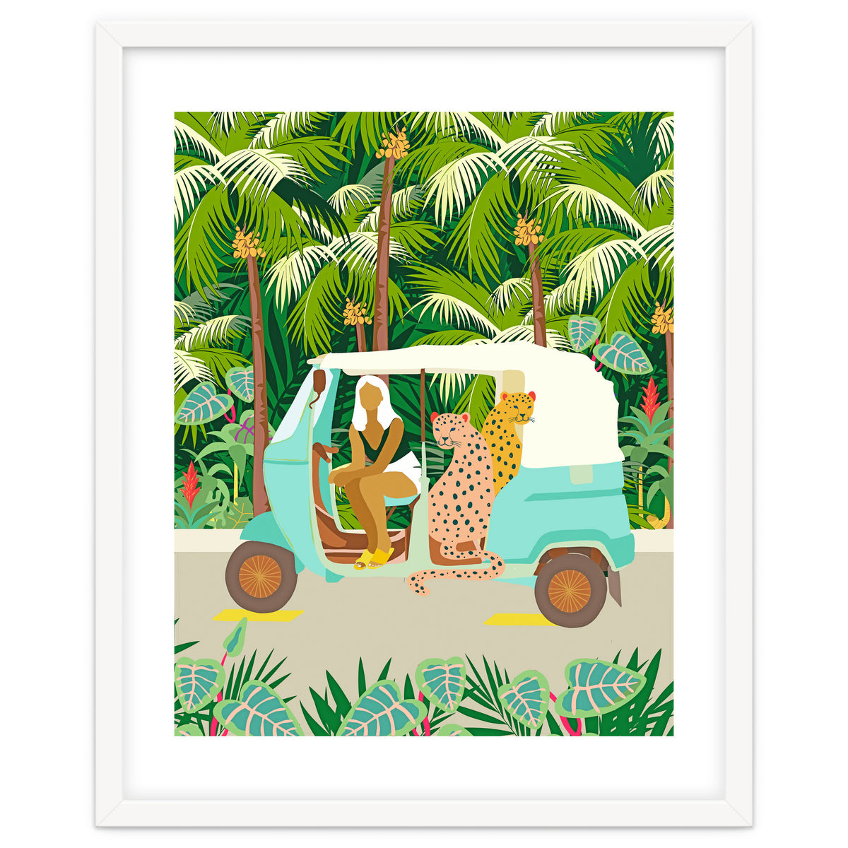 Rikshaw ride with Javan leopards in Bali | Tropical Nature Jungle Bohemian Wildlife Travel