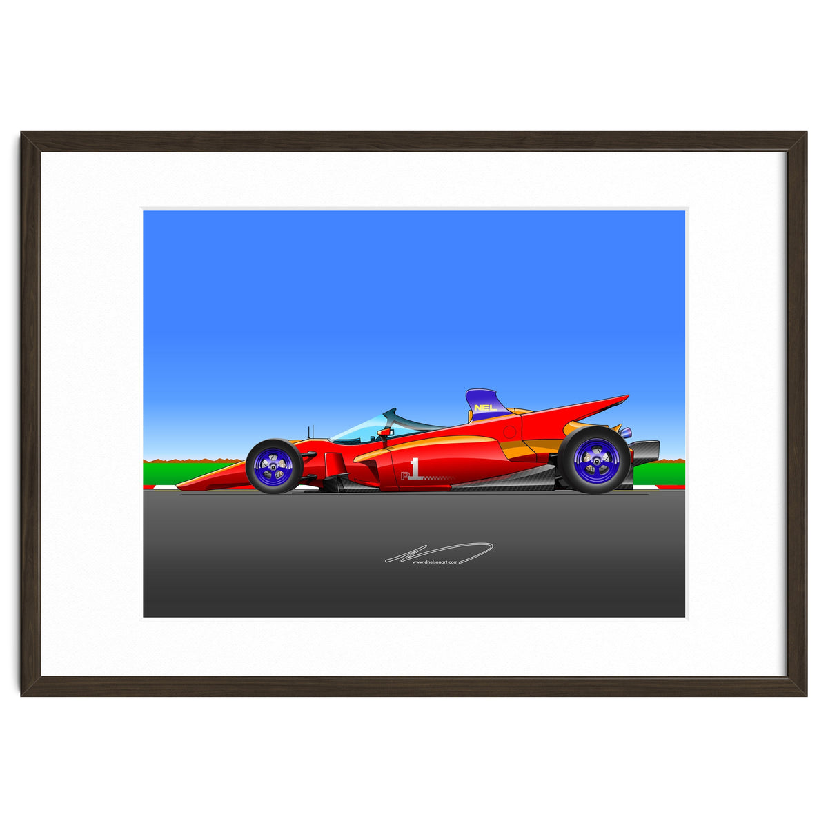 Pole Position Racecar Homage