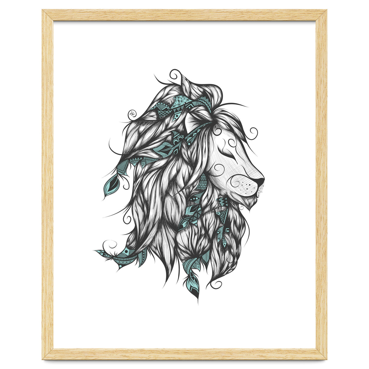 Poetic Lion Turquoise