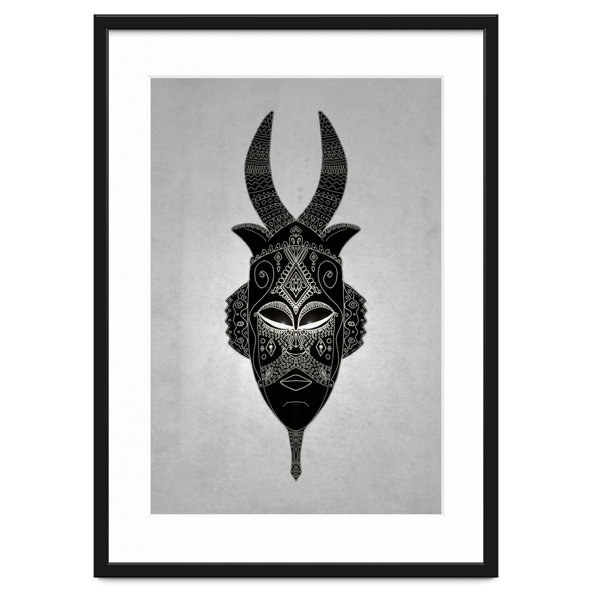 Horned Tribal Mask