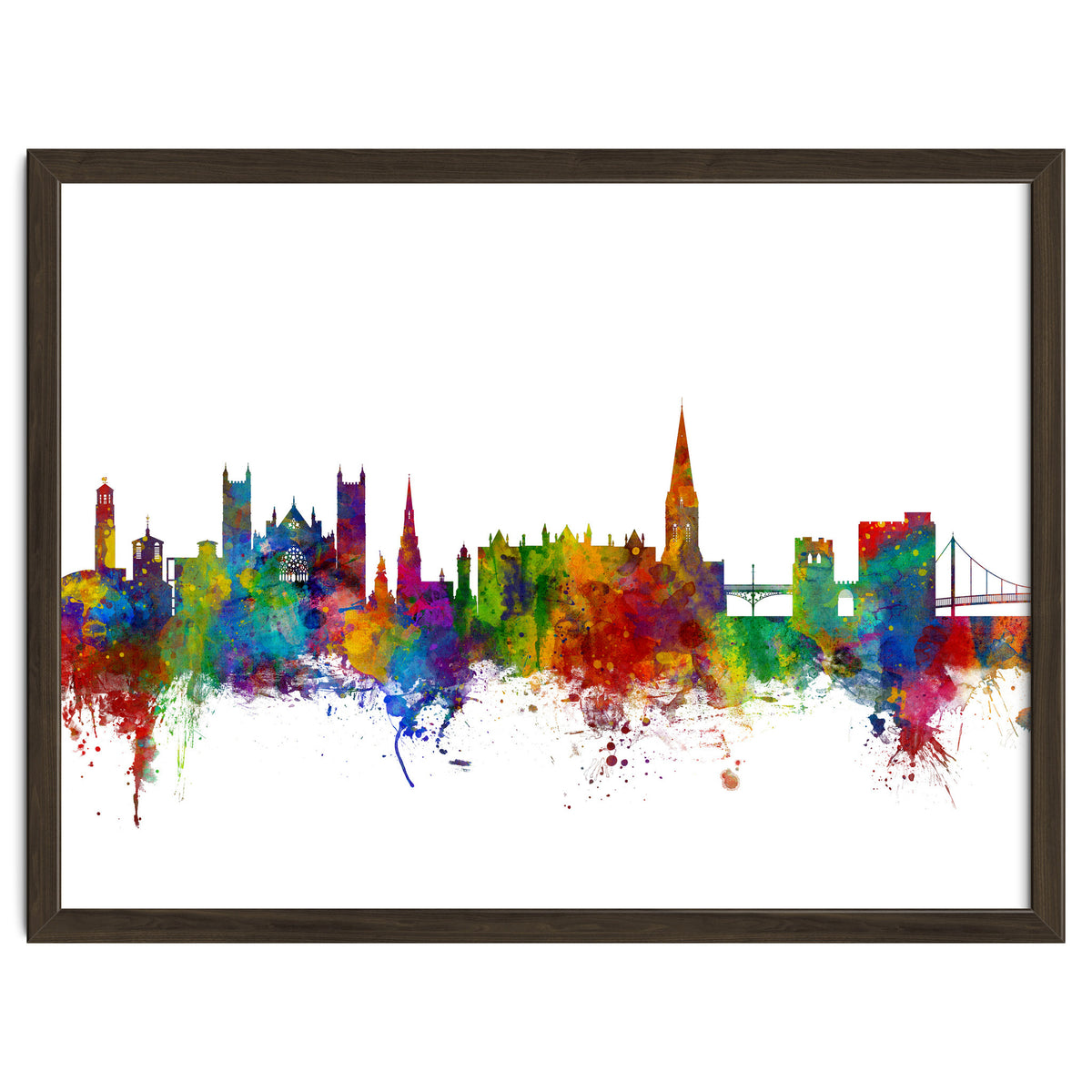 Exeter England Skyline