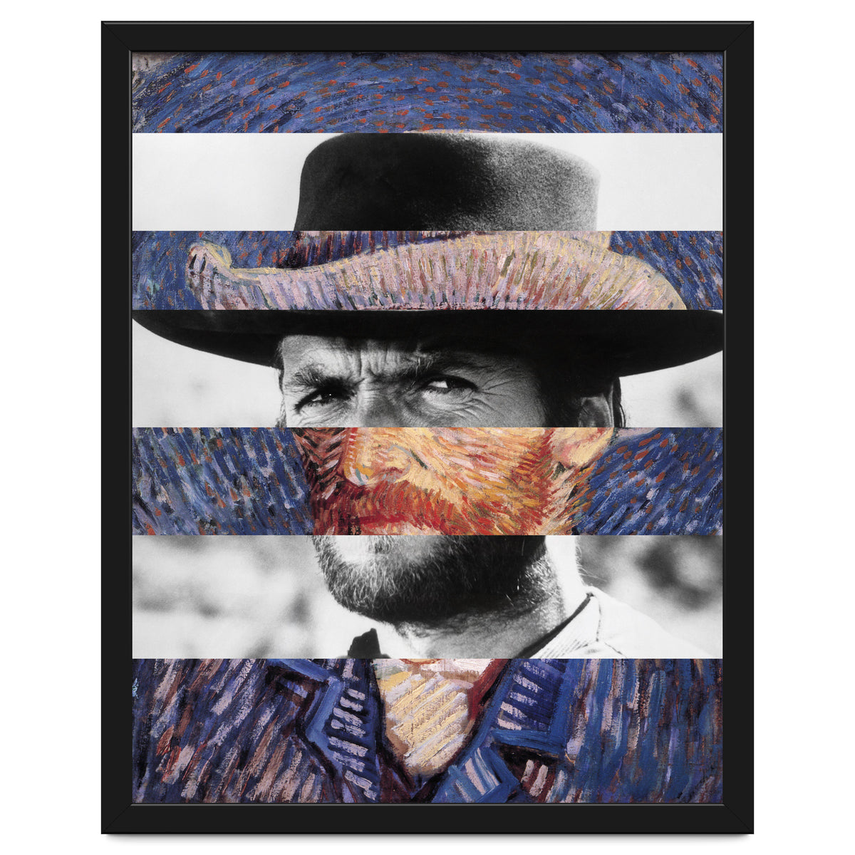 Van Gogh's Self Portrait & Clint Eastwood