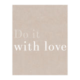 Do It With Love, Beige (Print Only) thumbnail