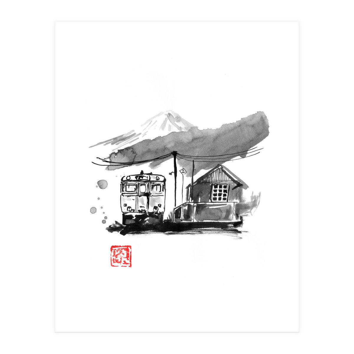 Gare Japonaise (Print Only)