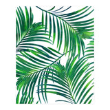 Palm Paradise, Tropical Leaves, Beachy Watercolor Painting, Minimal Nature Botanical Illustration (Print Only) thumbnail
