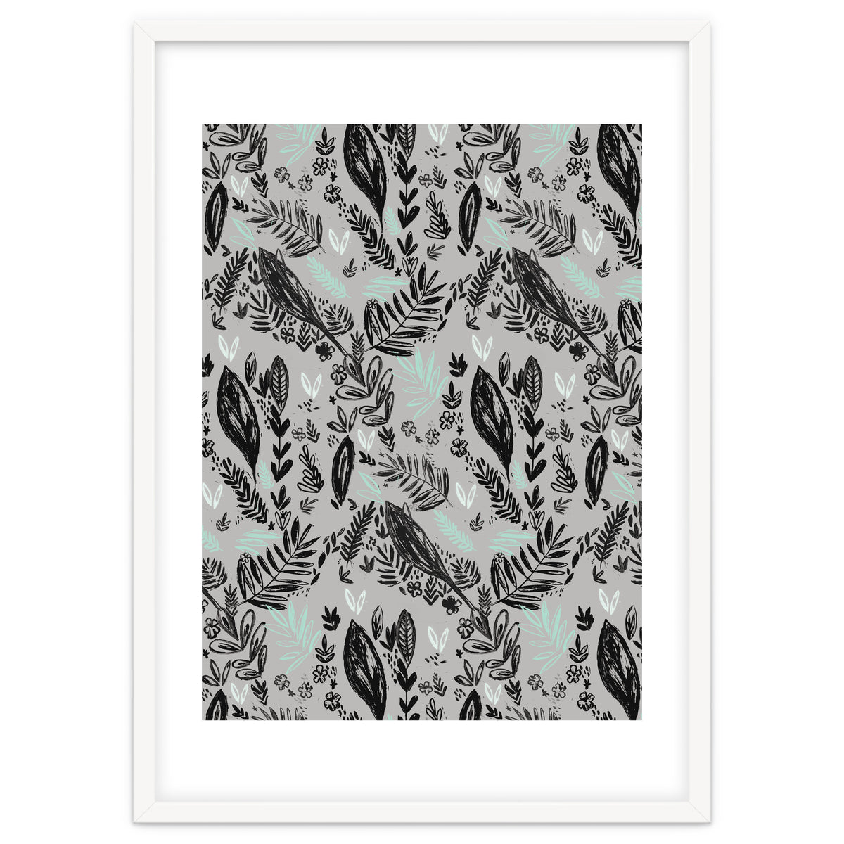 Inky Jungle Pattern