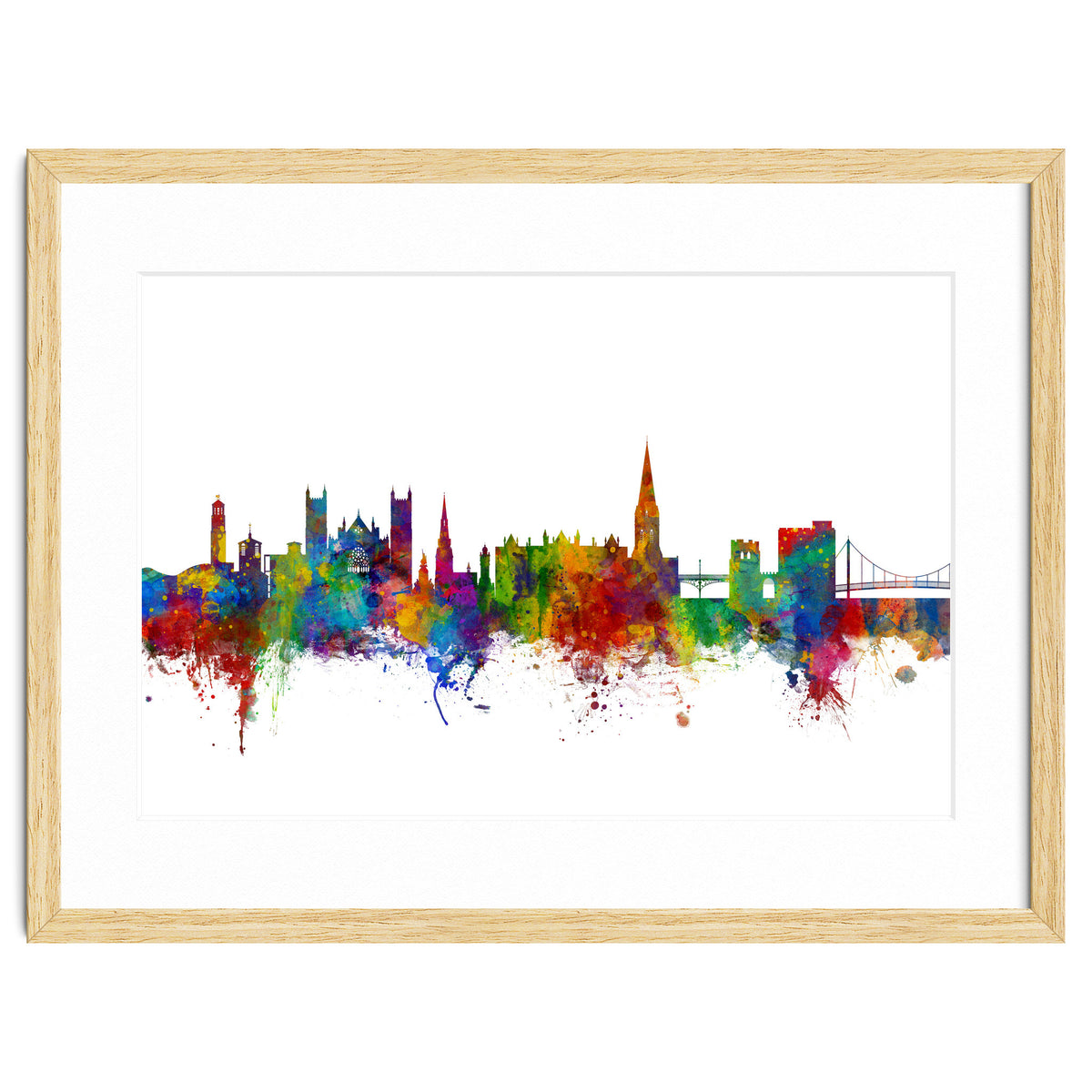 Exeter England Skyline