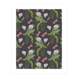 Hand drawn floral dark - 03 (Print Only) thumbnail