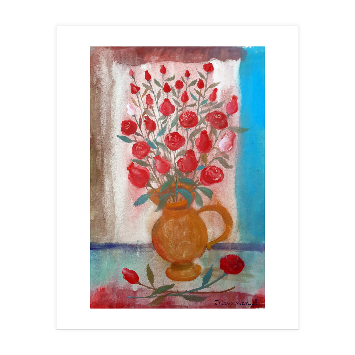 Rosas Rojas (Print Only)