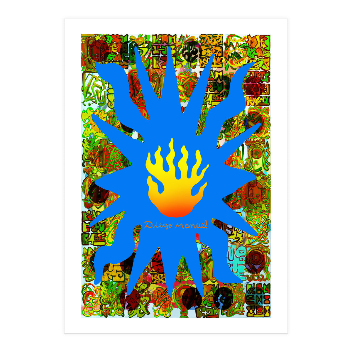 Fuego Y Graffiti 53 (Print Only)