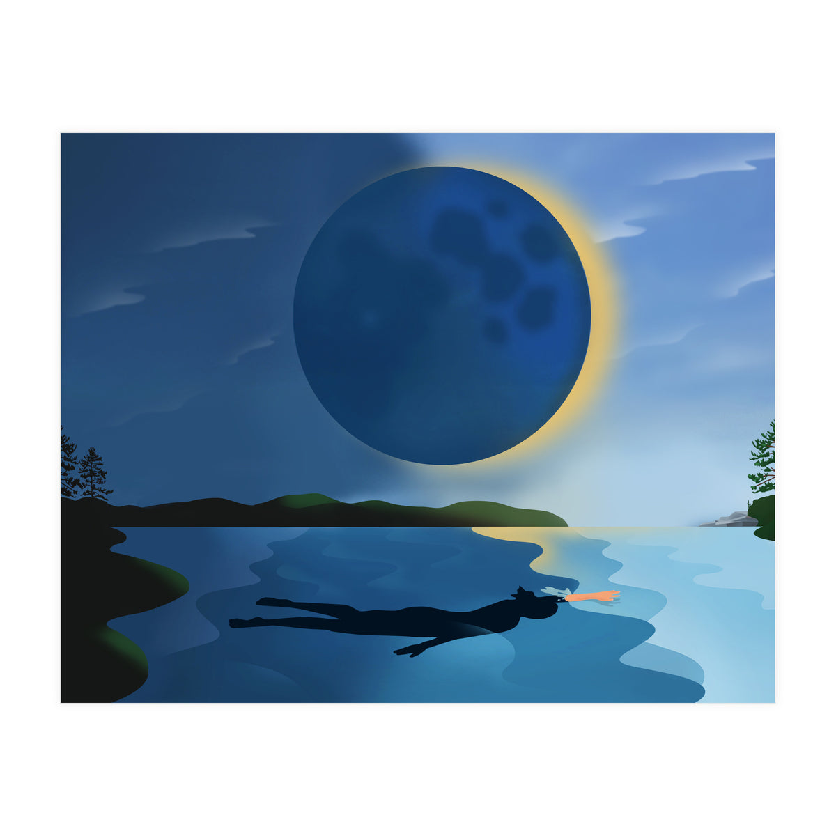 Night Swim (Print Only)