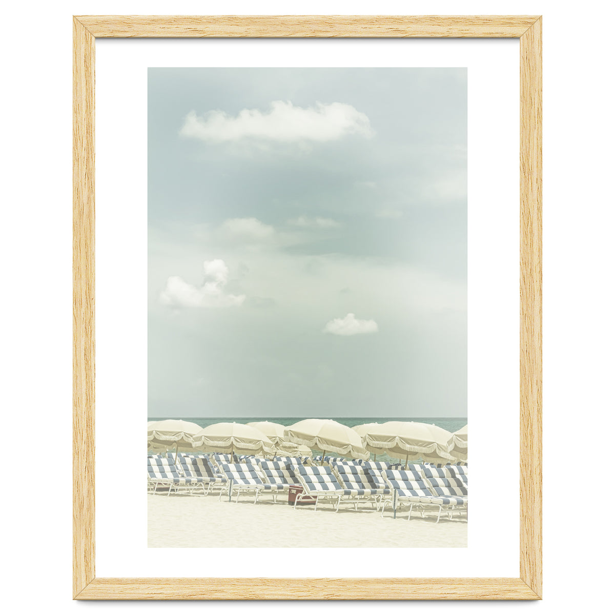 Vintage beach scene