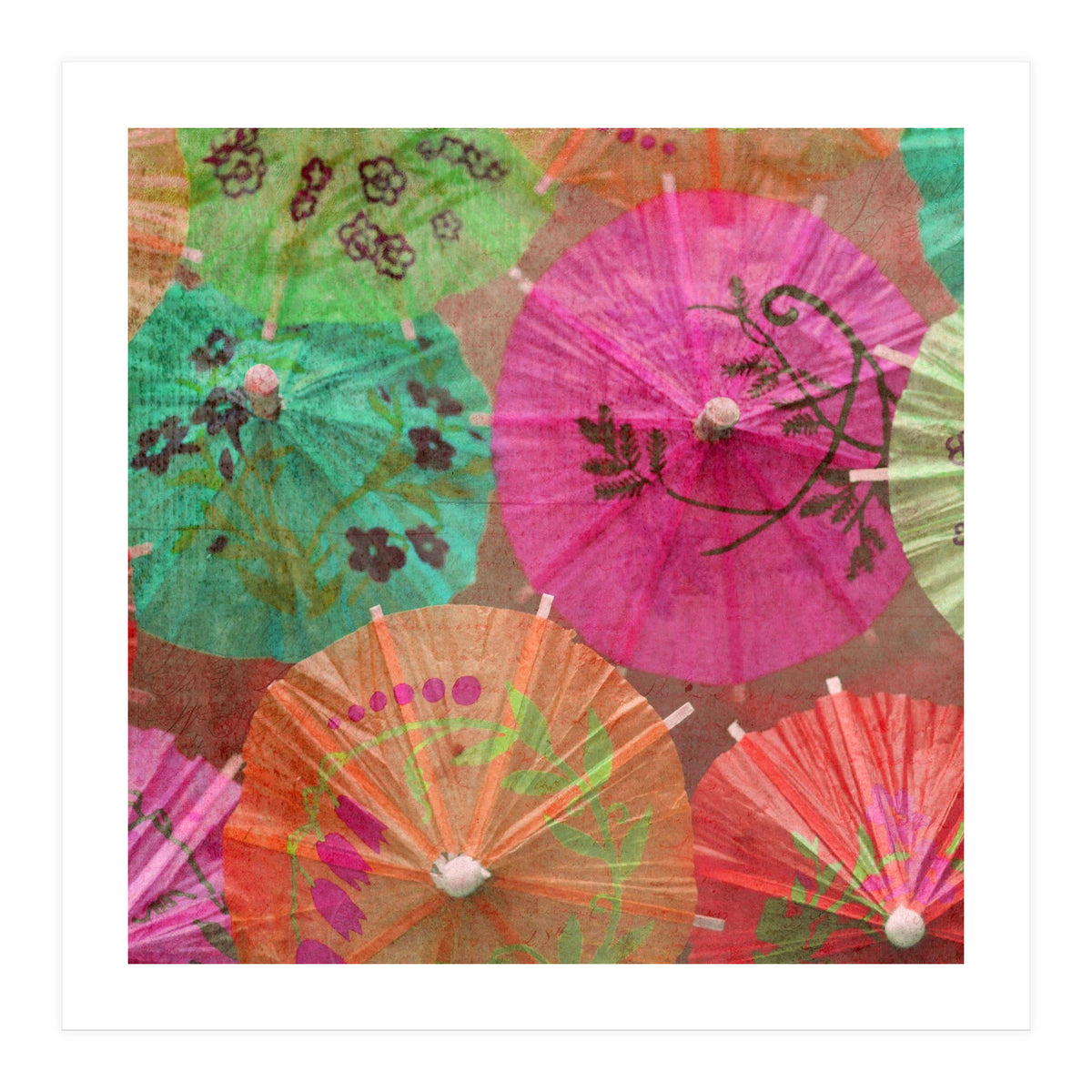 Parasols Tropical Punch (Print Only)