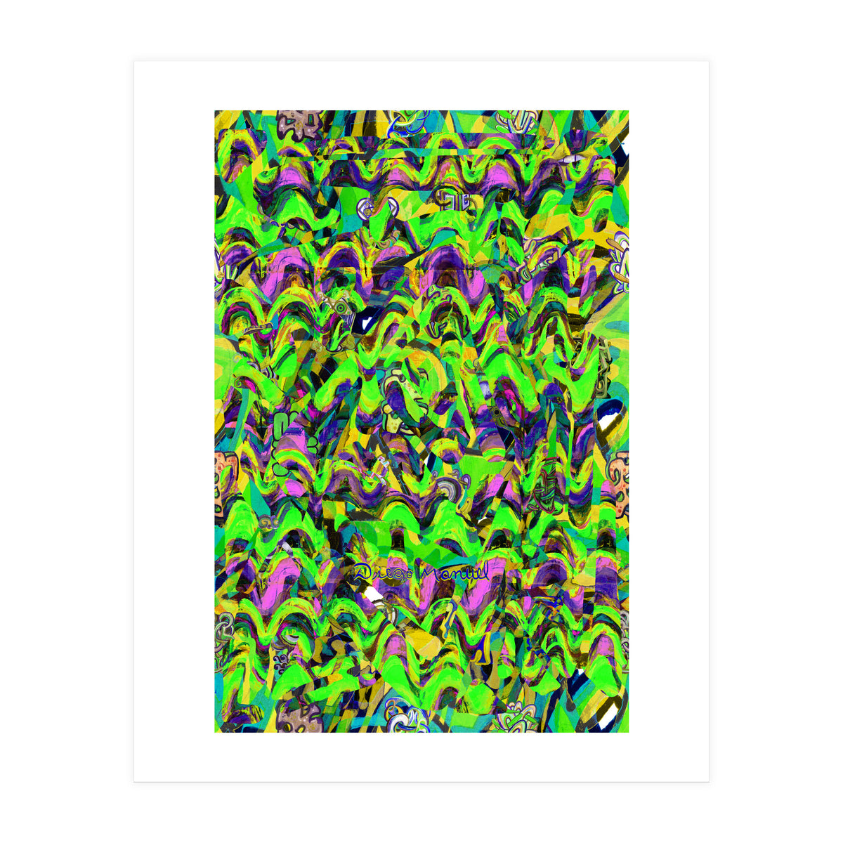 New Graffiti B 25 (Print Only)