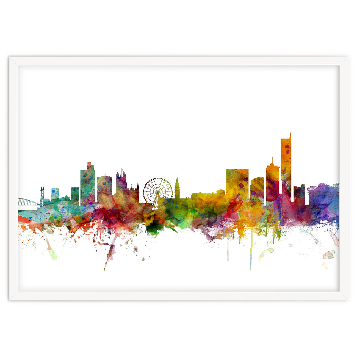 Manchester England Skyline