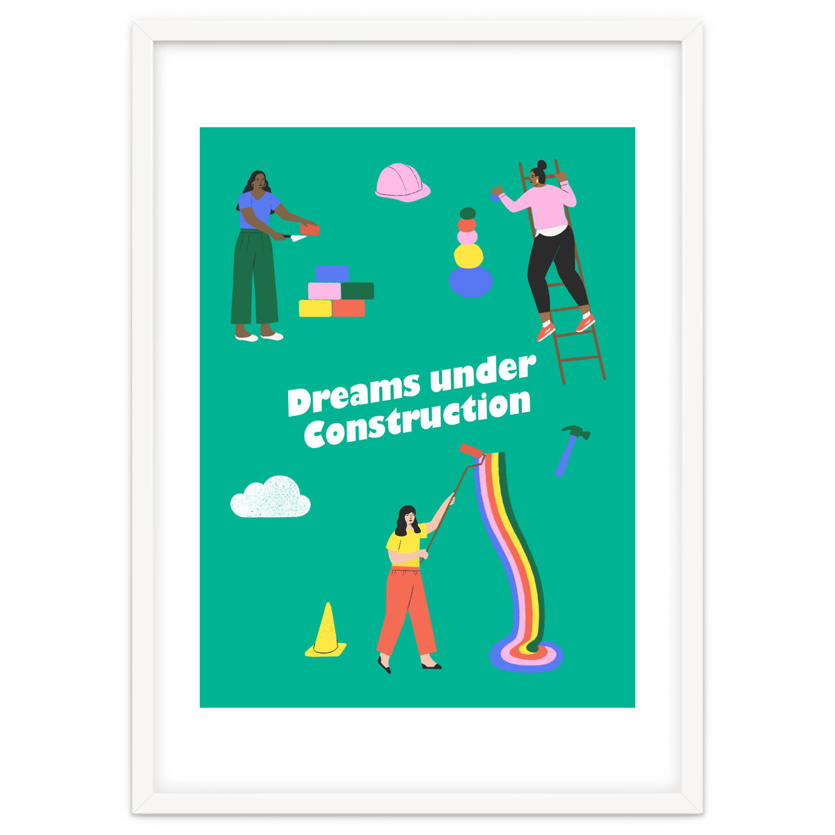 Dreams Under Construction Green