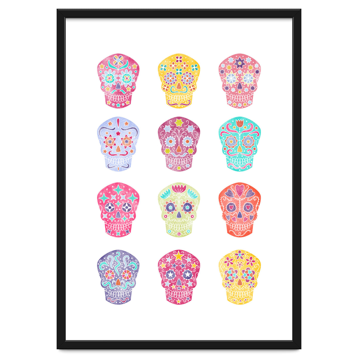 Watercolour Sugar Skulls