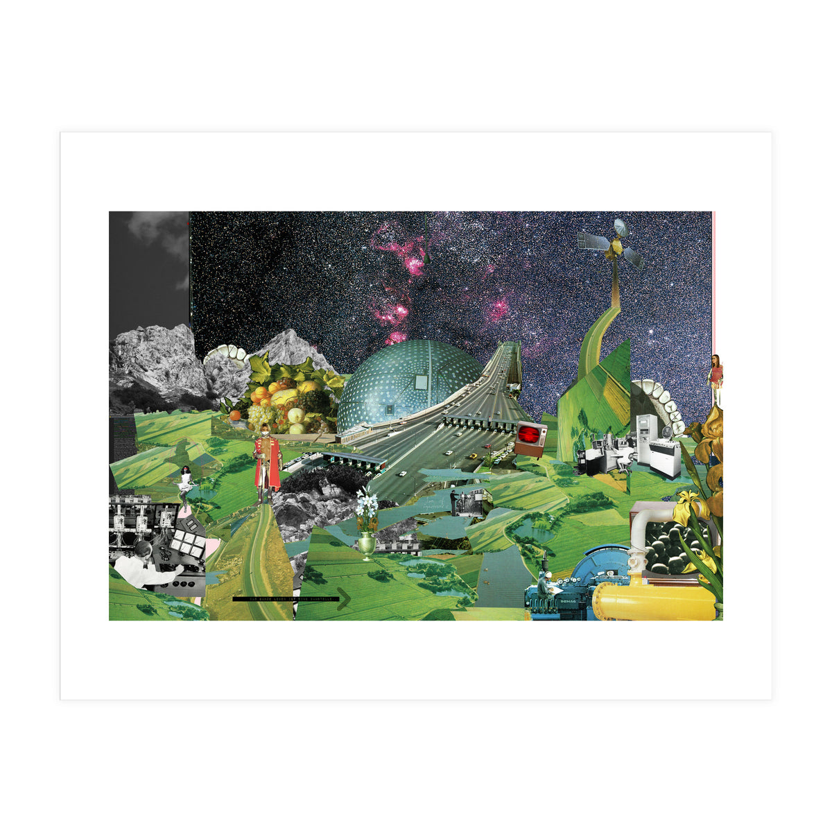 Subtle Landscape 54 Big Baustelle Aber Es Geht Voran (Print Only)