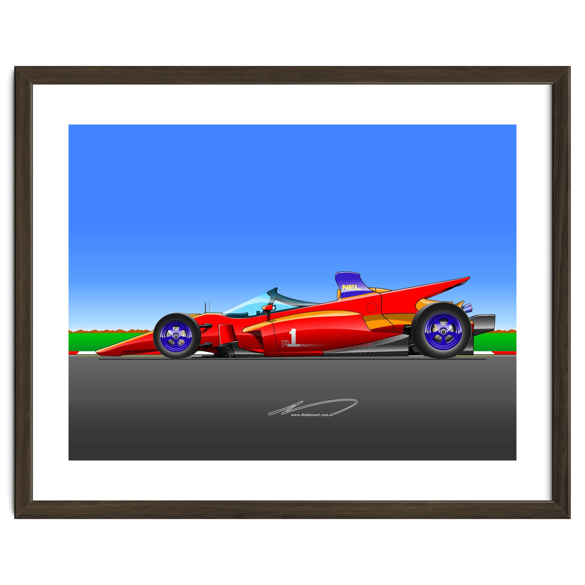 Pole Position Racecar Homage