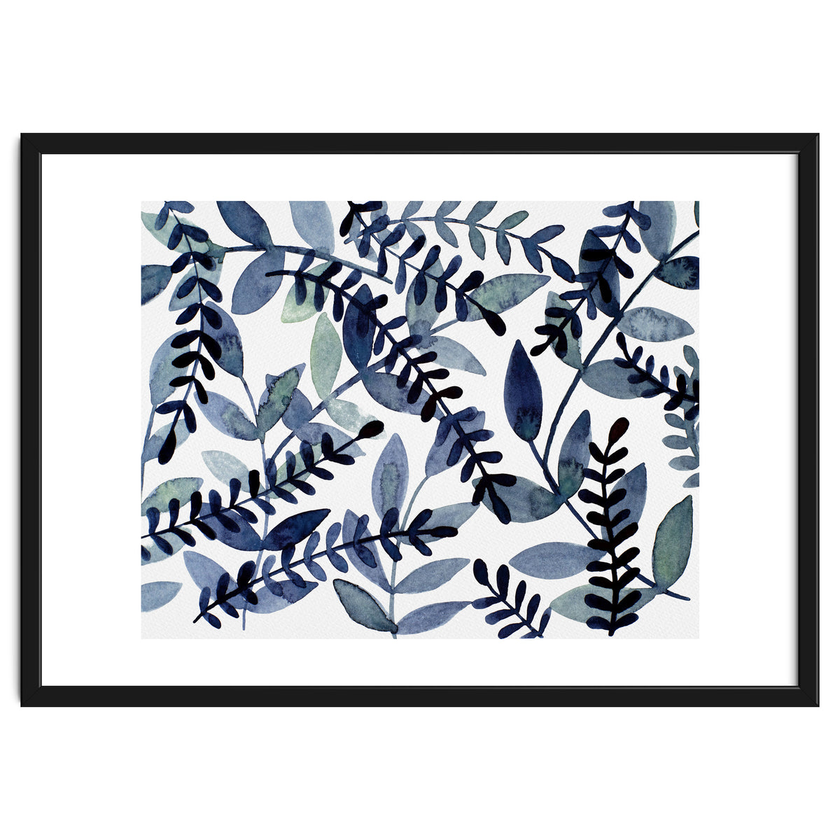 Simple indigo branches