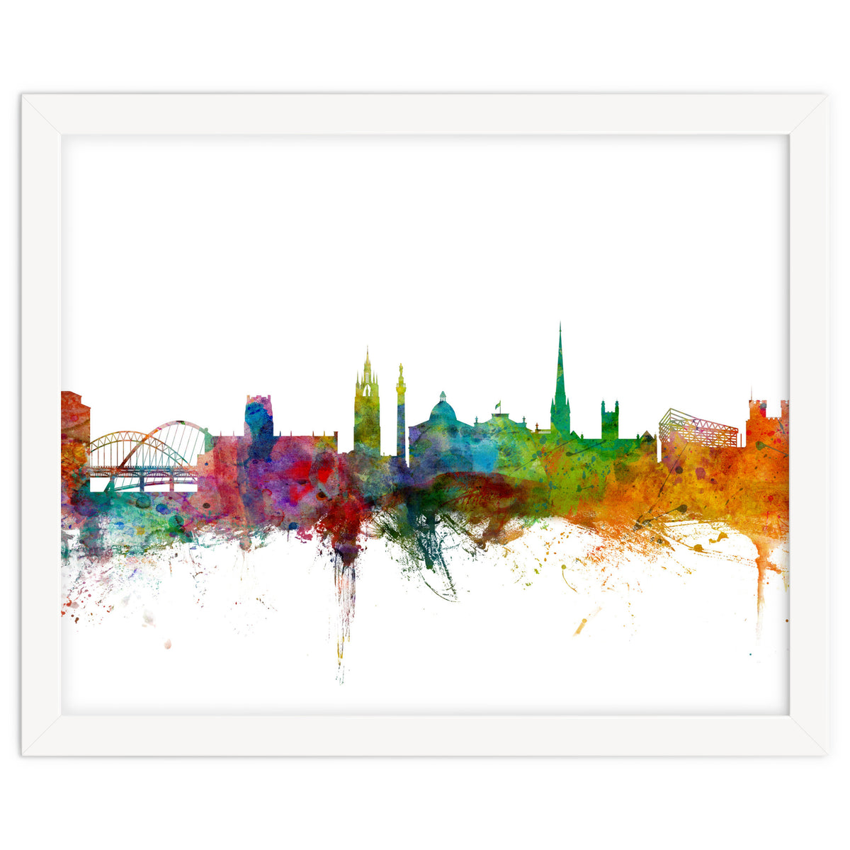 Newcastle England Skyline