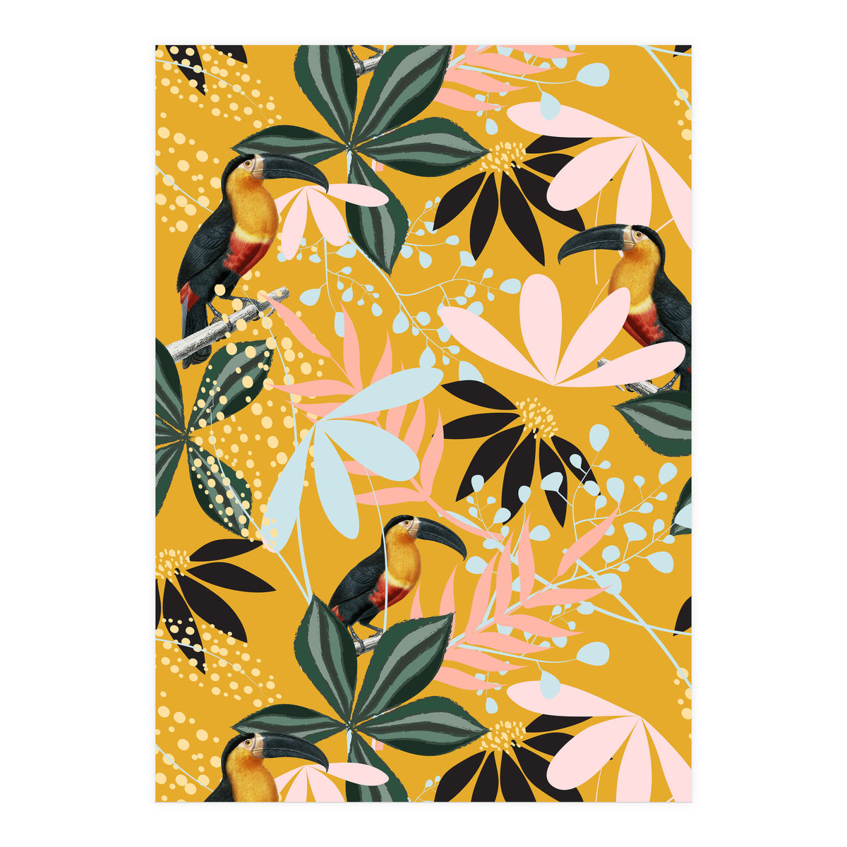 Tropical Toucan Garden (Print Only)