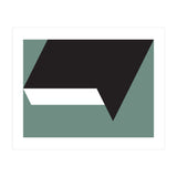 Geometric Shapes No. 85 - black, white & grey (Print Only) thumbnail