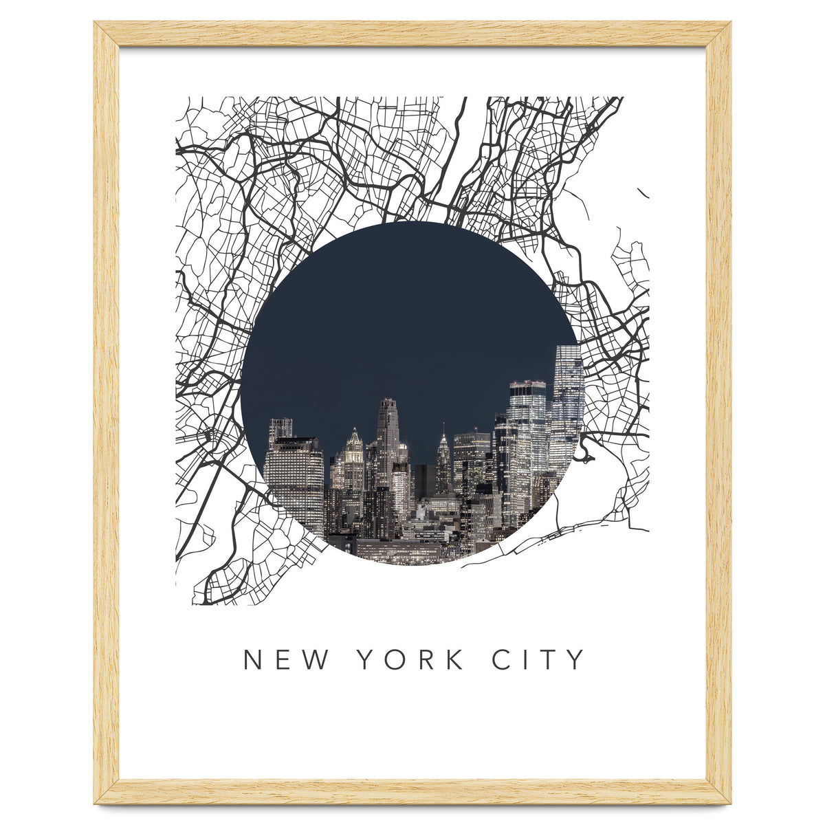 New York City Streets Collage