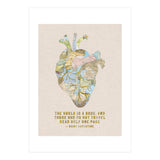 A Traveller's Heart + Quote (Print Only) thumbnail