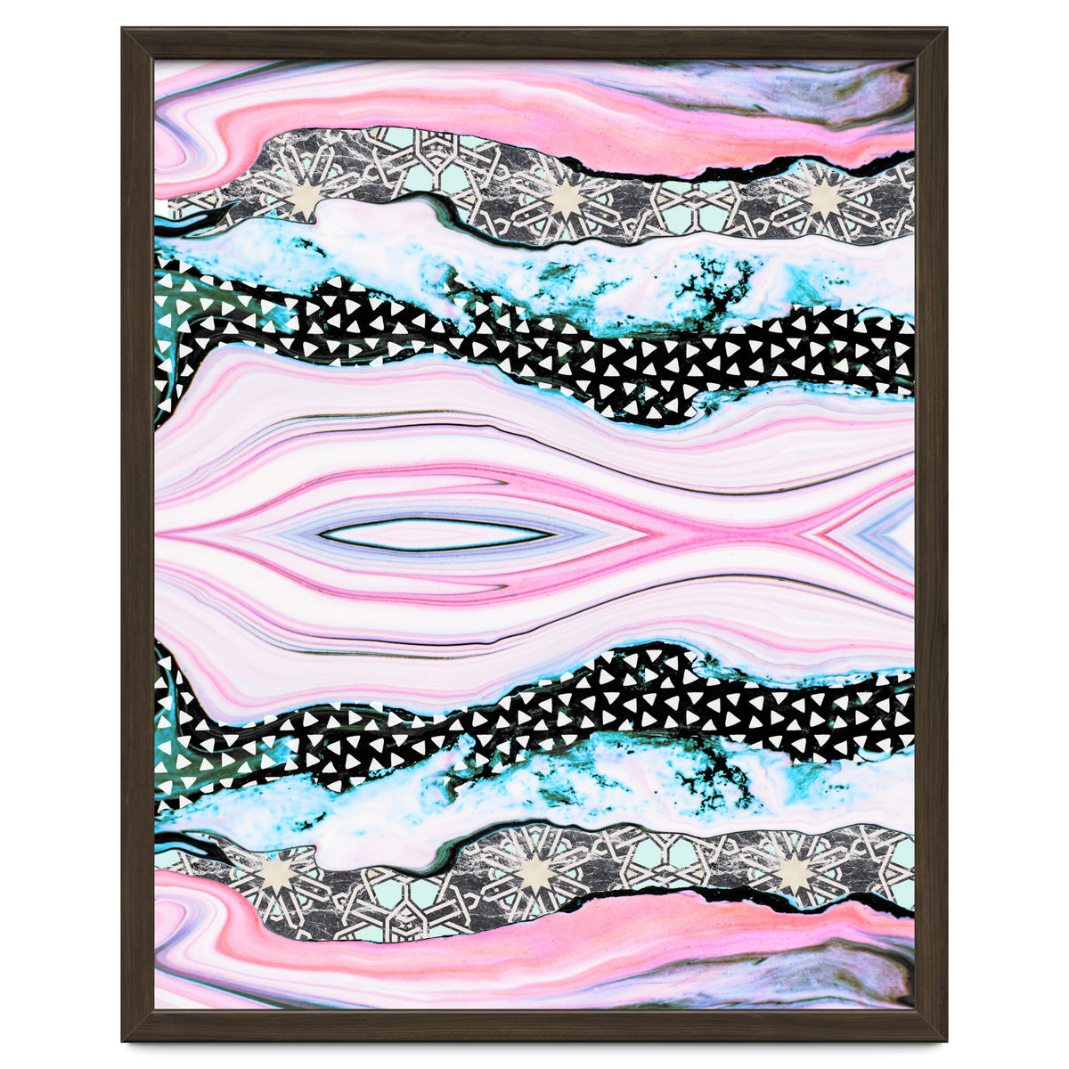 Abstract shapes of marble and patterns