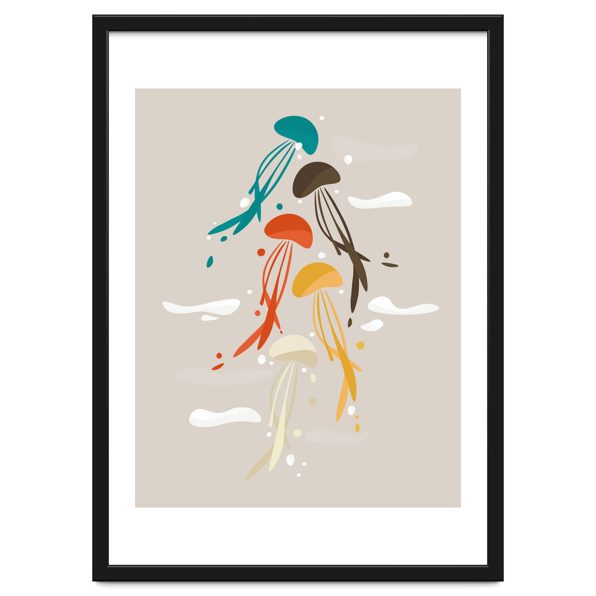 Jellyfish ascend the sky