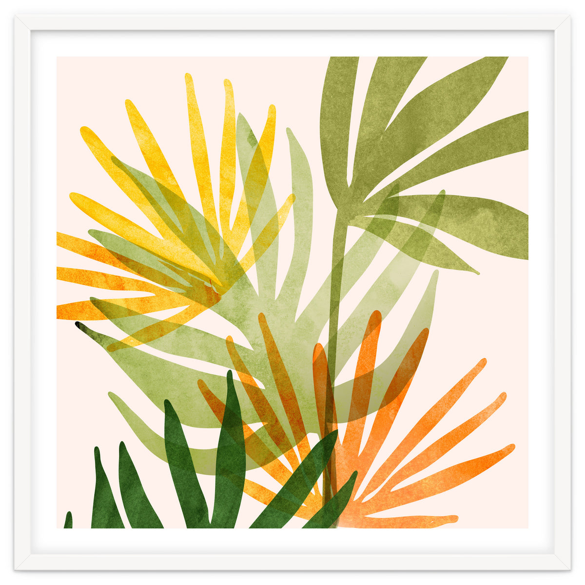 Modern Tropical Abstract Bouquet