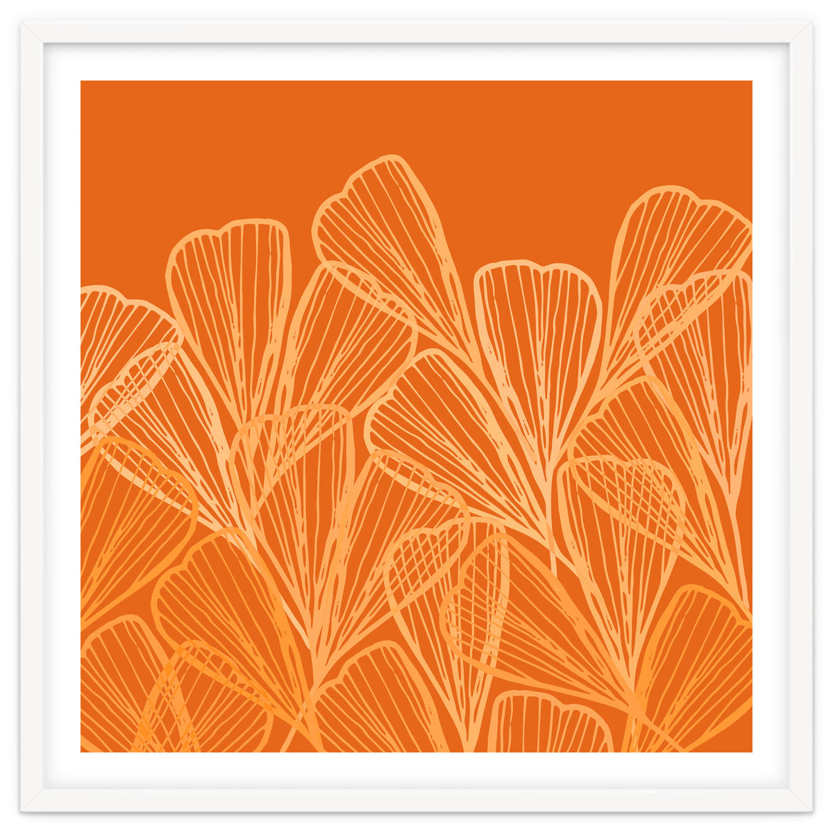Coastal Orange Flora