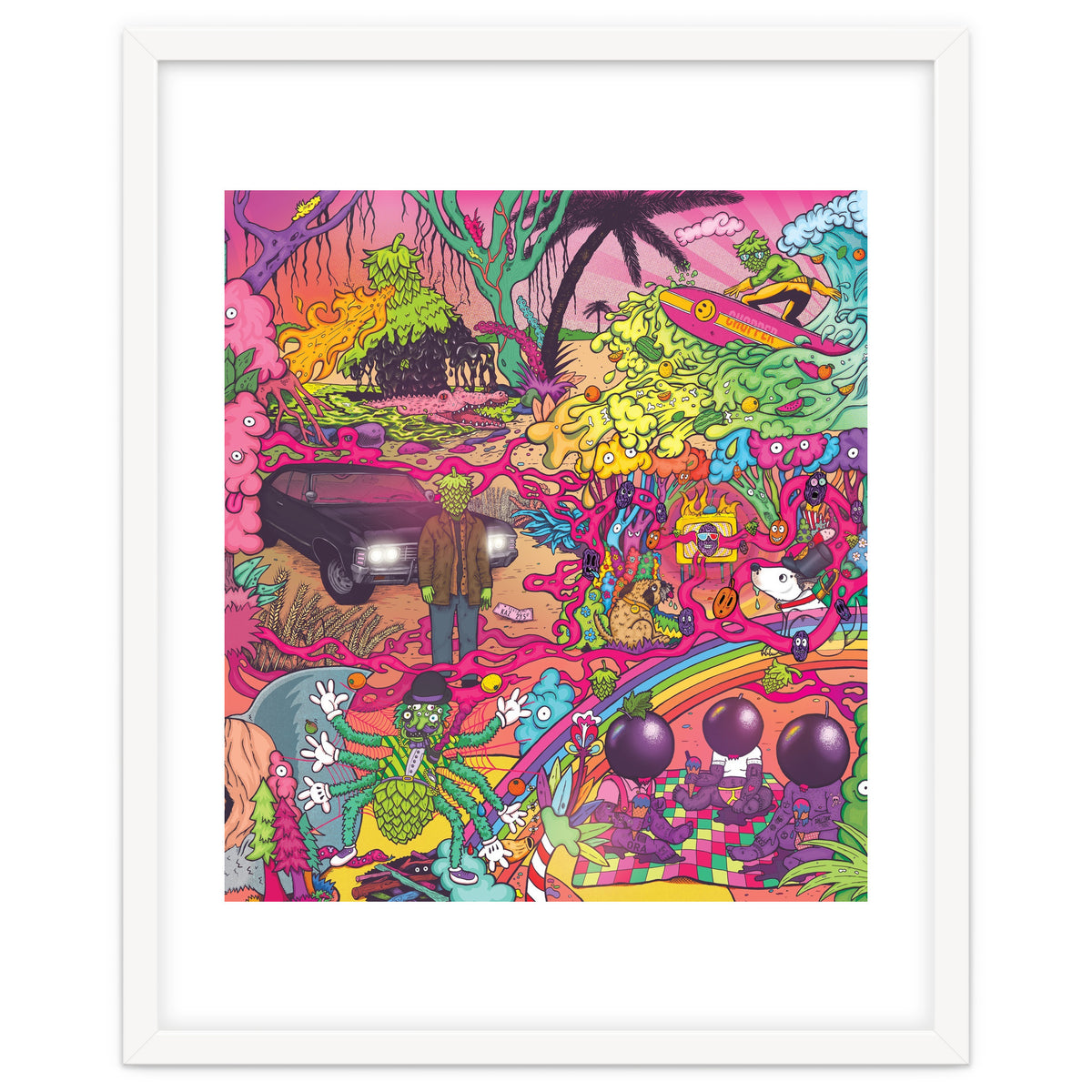 ABBEYDALE BREWERY COLLAB SERIES #2 FULL ILLUSTRATION - THORNBRIDGE, WILDE CHILD, RIDGESIDE, TORRSIDE, BOX SOCIAL, ORA BREWING