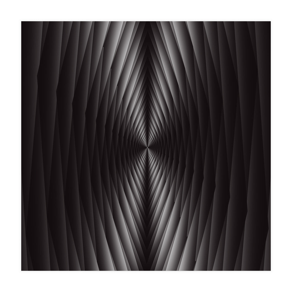 Monochrome Spiral Background  (Print Only)