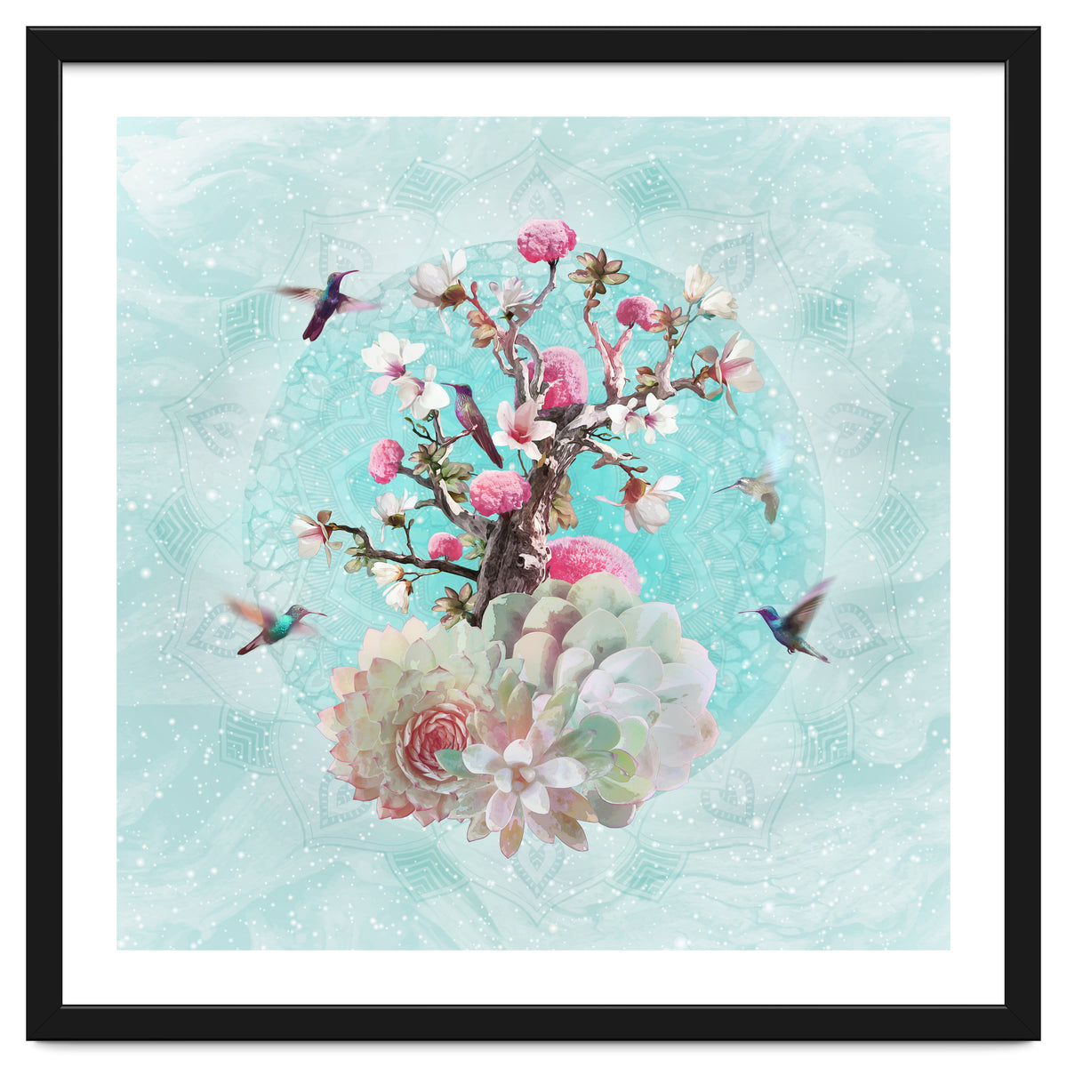 Floral Hummingbird