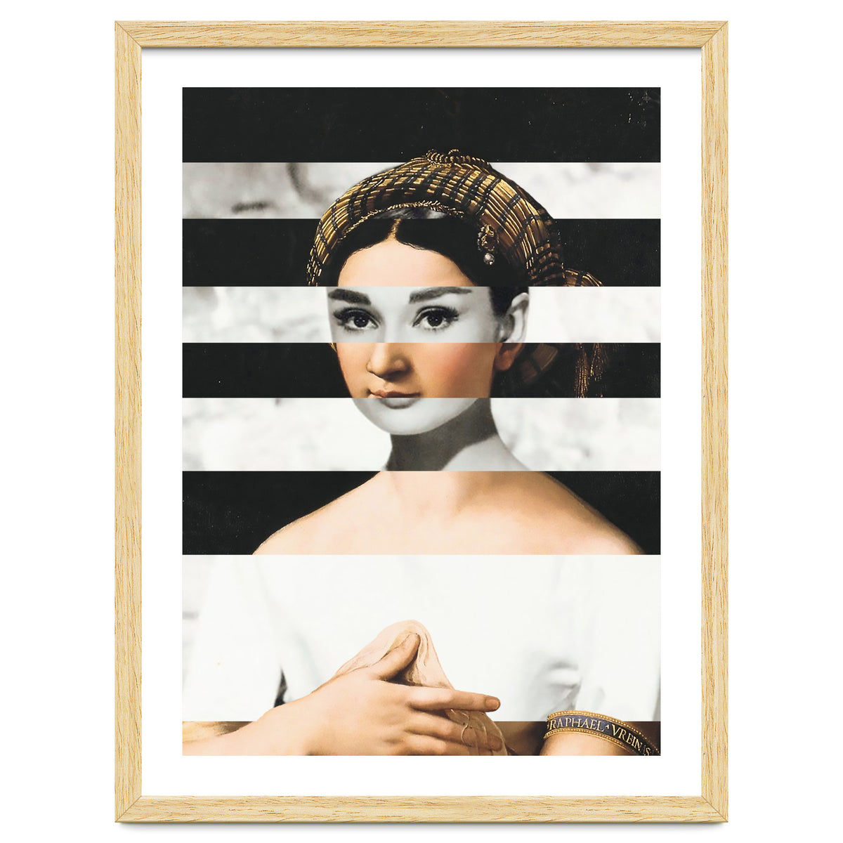 Raphael's La Fornarina & Audrey Hepburn